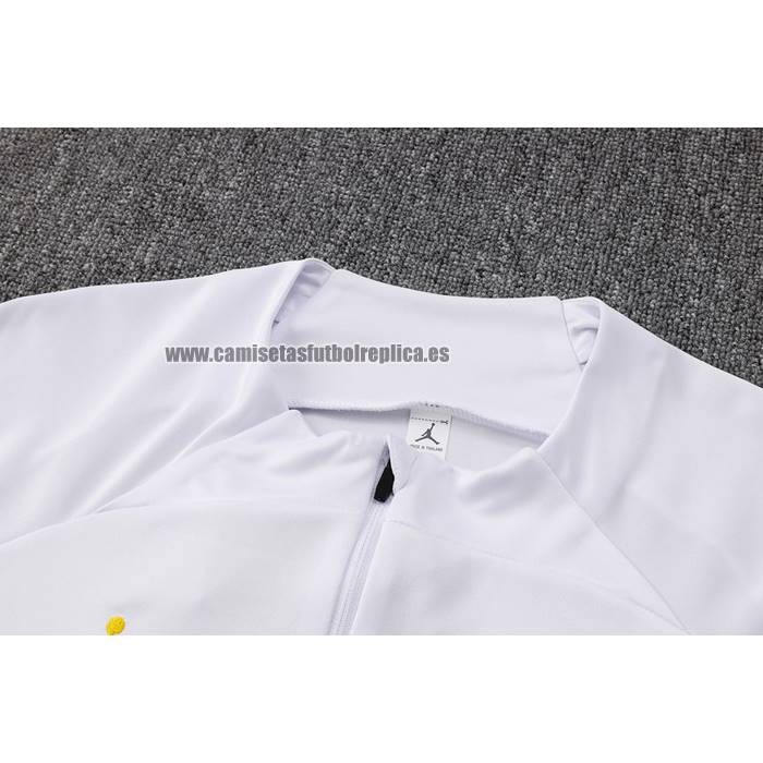 Chandal de Sudadera del Paris Saint-Germain Jordan Nino 2023-24 Blanco